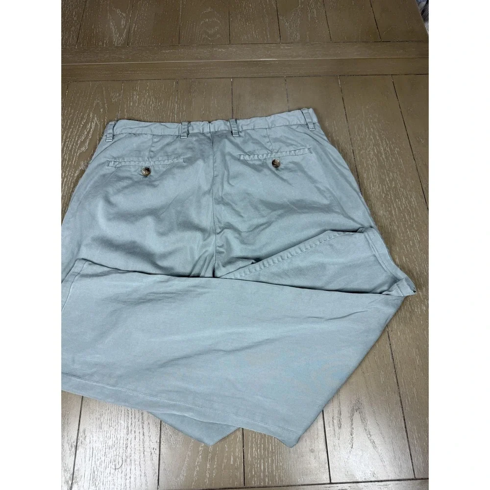 Zachary Prell Pants Mens 34x28 Green Stretch Chino Straight Leg‎ Casual Office